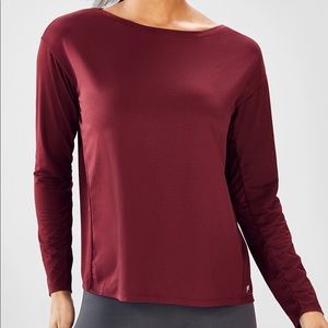 NWT Fabletics Cashel Cinched Long Sleeve Top M
